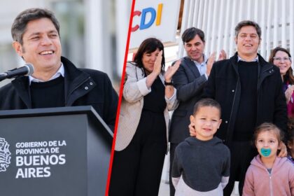 Kicillof pasó por castelli, inauguró obras y cuestionó duramente al gobierno de milei