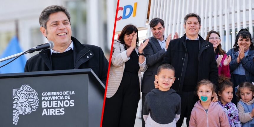 Kicillof pasó por castelli, inauguró obras y cuestionó duramente al gobierno de milei