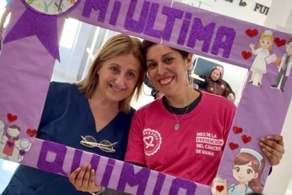 Trabajadoras del servicio de oncología y hematología del hospital de santa teresita