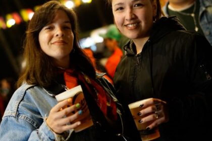 Asistentes en una edición del oktubre fest de lucila del mar