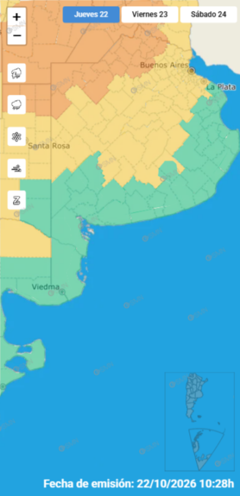 Se vienen tormentas fuertes: hay alerta naranja y amarilla por lluvias, viento y granizo 2 Se vienen tormentas fuertes: hay alerta naranja y amarilla por lluvias, viento y granizo