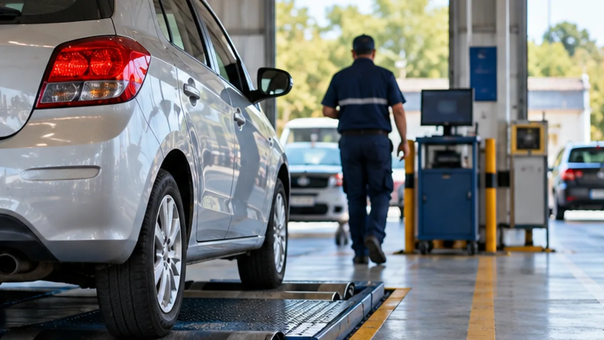 Vtv bonaerense: se acerca una fecha clave para el precio y estas patentes deben verificar en octubre 2 Automóvil sobre plataforma de revisión técnica